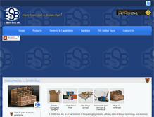 Tablet Screenshot of esmithbox.com